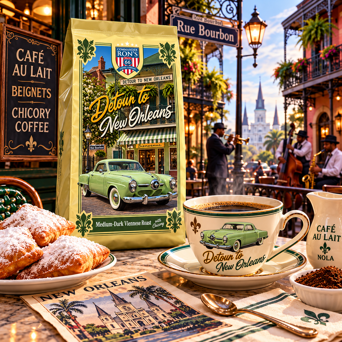 Commander Ron's Detour to New Orleans Coffee